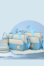 Load image into Gallery viewer, Oxford Cloth Contrast 4 Piece Bag Set
