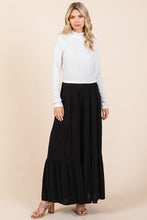 Load image into Gallery viewer, Mittoshop Tier Detail Smocked Elastic Waist Wide Leg Pants
