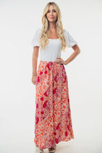 Load image into Gallery viewer, White Birch Full Size High Waisted Floral Woven Skirt
