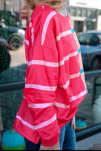 Load image into Gallery viewer, Plus Size Color Block Round Neck Long Sleeve Top
