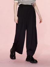 Load image into Gallery viewer, Elastic Waist Wide Leg Pants with Pockets
