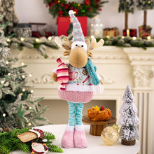 Load image into Gallery viewer, Telescopic Standing Christmas Decor - Pink &amp; Blue - PREORDER 10/3-10/6
