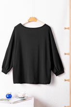 Load image into Gallery viewer, Texture V-Neck Long Sleeve Top
