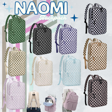Load image into Gallery viewer, The Naomi Backpack - Checker - PREORDER
