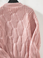 Load image into Gallery viewer, Round Neck Dropped Shoulder Sweater
