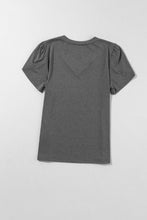 Load image into Gallery viewer, V-Neck Petal Sleeve T-Shirt
