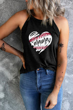 Load image into Gallery viewer, Heart Graphic Round Neck Tank
