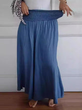 Load image into Gallery viewer, Full Size Smocked Wide Leg Pants with Pockets
