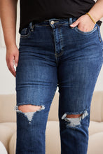 Load image into Gallery viewer, RFM Crop Dylan Full Size Tummy Control Distressed High Waist Raw Hem Jeans
