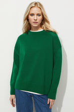 Load image into Gallery viewer, Basic Bae Round Neck Dropped Shoulder Long Sleeve Sweater
