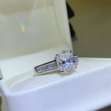 Load image into Gallery viewer, 3 Carat Moissanite 925 Sterling Silver Ring
