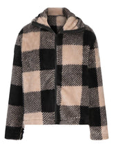 Load image into Gallery viewer, Full Size Plaid Zip Up Long Sleeve Jacket
