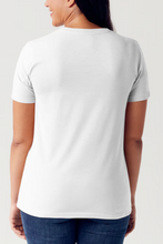 Load image into Gallery viewer, Simply Love Full Size CUTESY MINDFUL DEMURE Letter Graphic Short Sleeve Tubular T-Shirt
