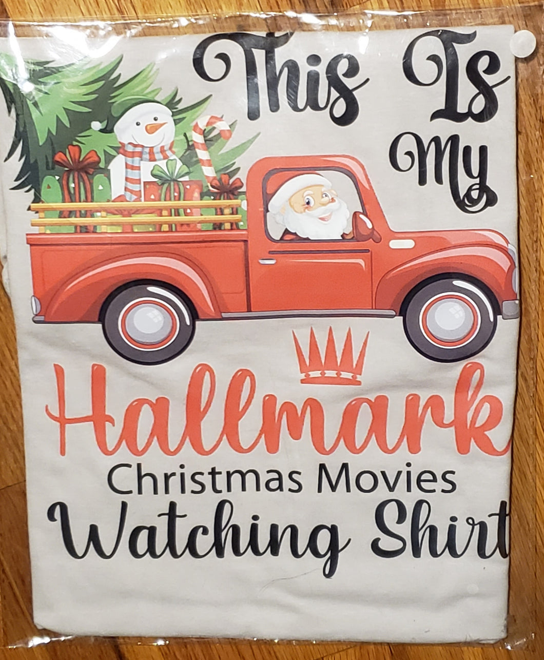 Hallmark Movies Wearing Shirt w/SANTA