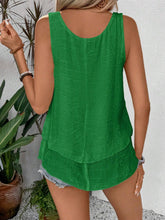 Load image into Gallery viewer, Layered Scoop Neck Wide Strap Tank
