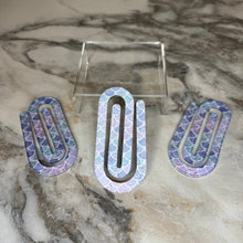Load image into Gallery viewer, Jumbo Paperclip - Mermaid Purple
