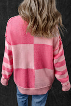 Load image into Gallery viewer, Exposed Seam Round Neck Sweater
