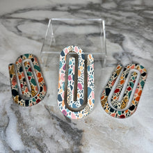 Load image into Gallery viewer, Jumbo Paperclip - Abstract Stones Brush Stroke
