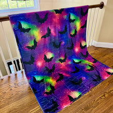 Load image into Gallery viewer, Blanket Halloween #12 - Galaxy Bat - PREORDER ends 7/25

