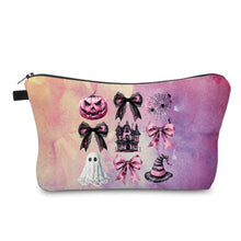 Load image into Gallery viewer, Pouch - Halloween Things Purple Black
