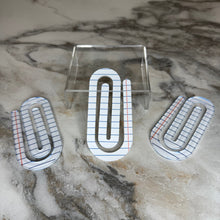 Load image into Gallery viewer, Jumbo Paperclip - Notebook Paper
