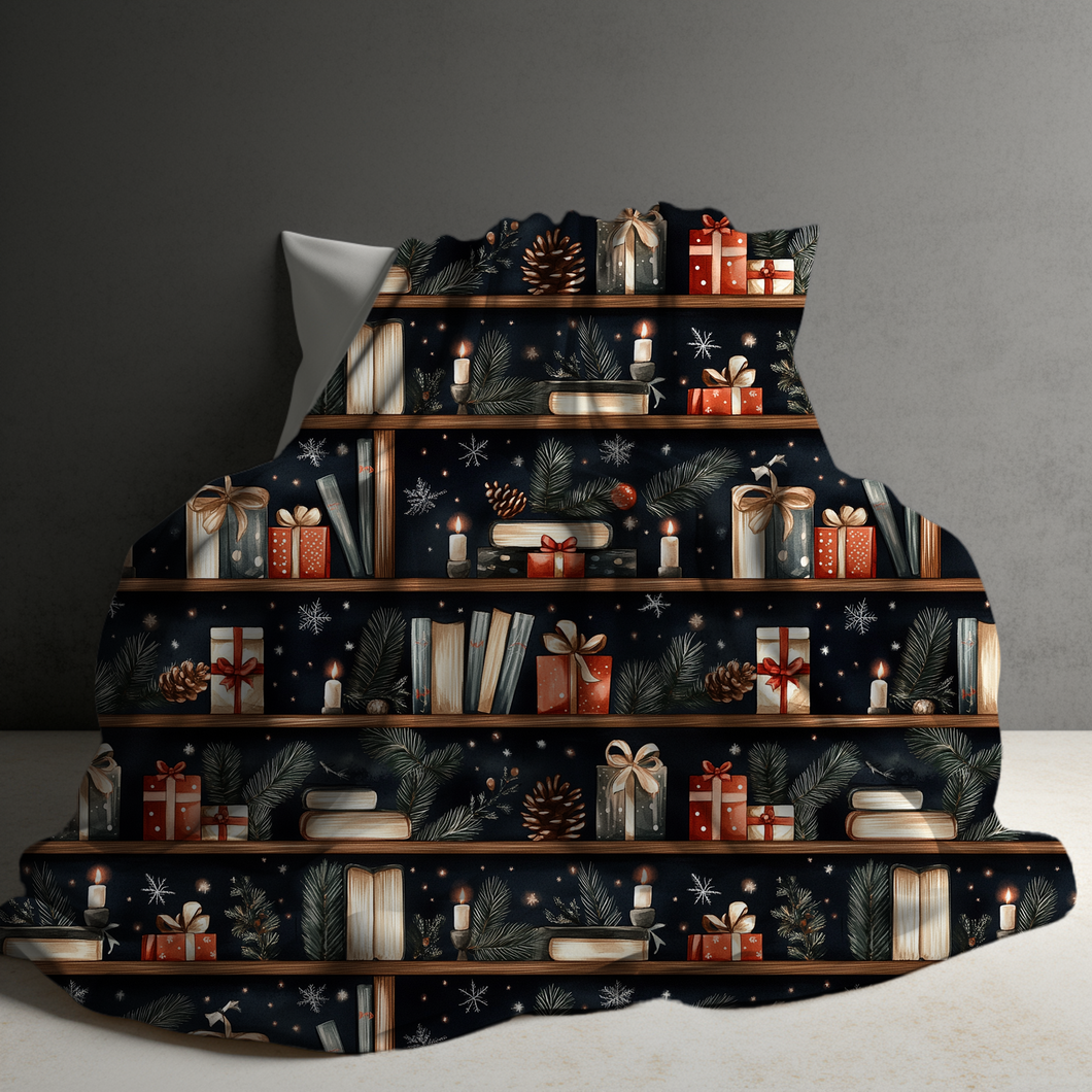 Blanket - Christmas - Gift Book Shelf - PREORDER ENDS 10/10