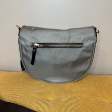 Load image into Gallery viewer, The Roni Nylon Crossbody - Grey + Black -
