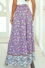 Load image into Gallery viewer, Tiered Printed Elastic Waist Skirt
