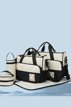 Load image into Gallery viewer, Oxford Cloth Contrast 4 Piece Bag Set
