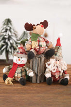 Load image into Gallery viewer, 3-Pack Plush Christmas Figure Ornaments
