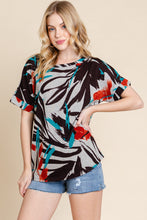 Load image into Gallery viewer, BOMBOM Printed Round Neck Short Sleeve T-Shirt
