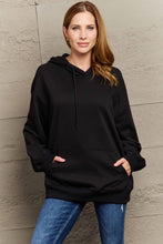 Load image into Gallery viewer, Full Size Long Sleeve Dropped Shoulder Hoodie
