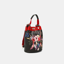 Load image into Gallery viewer, Nicole Lee USA Multifunctional Bucket Bag Backpack
