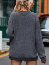 Load image into Gallery viewer, Full Size MERRY CHRISTMAS Round Neck Long Sleeve Sweatshirt
