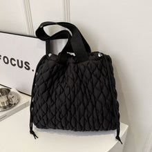 Load image into Gallery viewer, Drawstring Bubble Texture Tote Bag
