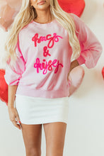 Load image into Gallery viewer, Valentine’s Day HUG AND KISSES Round Neck Sweatshirt
