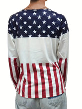 Load image into Gallery viewer, Crisscross Color Block Long Sleeve T-Shirt
