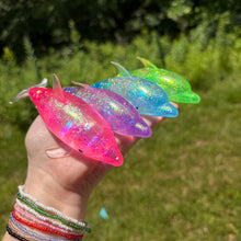 Load image into Gallery viewer, Squishy Toy - Glitter Dolphin - PREORDER
