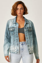 Load image into Gallery viewer, RISEN Button Up Ombre Washed Jacket
