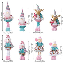 Load image into Gallery viewer, Telescopic Standing Christmas Decor - Pink &amp; Blue - PREORDER 10/3-10/6
