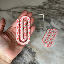 Load image into Gallery viewer, Jumbo Paperclip - Bow, Cherry, Hearts
