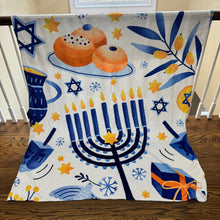 Load image into Gallery viewer, Blanket - Hanukkah - PREORDER 10/1-10/3
