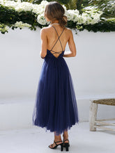 Load image into Gallery viewer, Backless Crisscross Sleeveless Midi Dress
