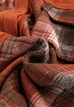 Load image into Gallery viewer, Plaid Button Up Long Sleeve Jacket
