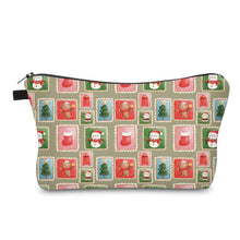 Load image into Gallery viewer, Pouch - Christmas Holiday Stamps

