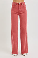 Load image into Gallery viewer, RISEN Full Size High Rise Tummy Control Wide Leg Jeans
