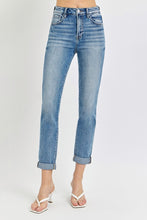 Load image into Gallery viewer, Risen Full Size High Rise Cropped Roll Up Jeans
