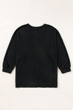 Load image into Gallery viewer, Side Slit V-Neck Long Sleeve Top
