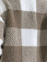 Load image into Gallery viewer, Decorative Pocket Flap Plaid Long Sleeve Jacket
