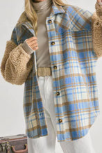 Load image into Gallery viewer, Plaid Collared Button Down Jacket
